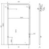 Intermediate frame for HAP300 fence panels