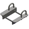 Clamp for 150 x 150 mm post - 2" tube (bottom, two-sided)