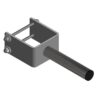 Feeding barrier adjustable clamp for 150x150 mm post