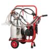 Mobile machine (double milking, single bucket) for sheep and goats