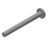 Scraper end wing bolt