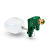 High flow rate float valve for trough and tank 103 l./mn