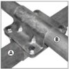 Mounting clamp A 2'' x 1½''