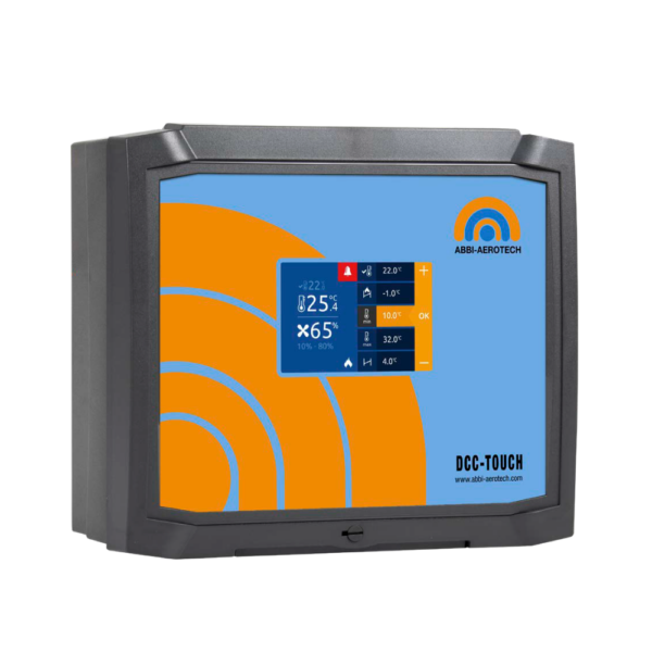 DCC-Touch Apsildes kabelis — DCC-Touch kontrolieris AirBreeze ventilatoriem