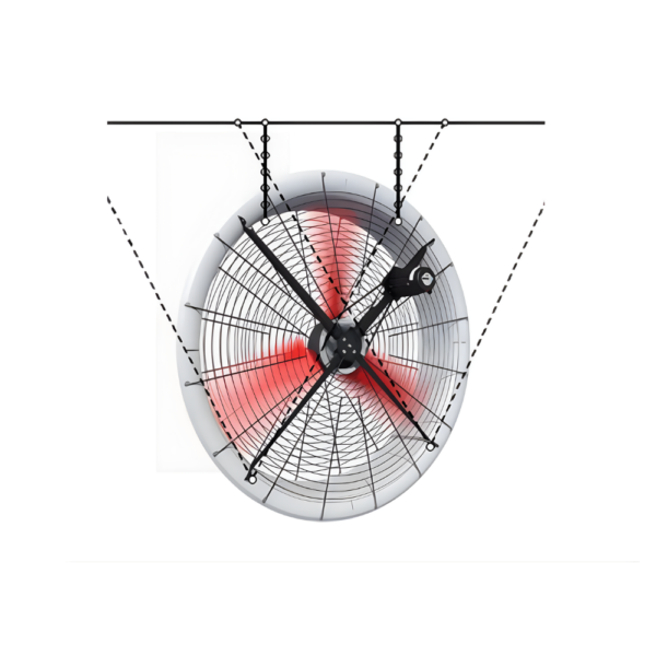 Ventilaator trossid Montāžas komplekts Multifan AirBreeze ventilatoram